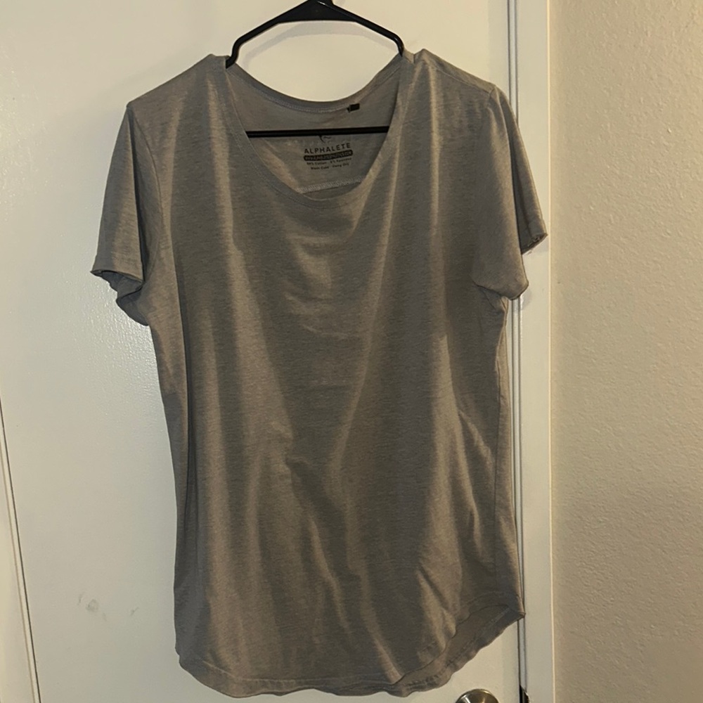 Alphalete Charcoal Short Sleeve Tee